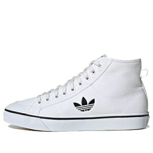 adidas �A�f�B�_�X �����Y �X�j�[�J�[ �yadidas Nizza Hi 'Cloud White' FW8351�z �T�C�Y US_6.5(24.5cm)