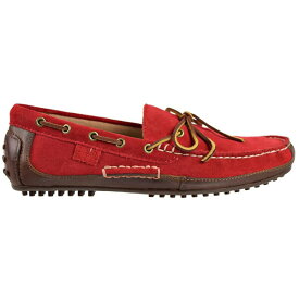 Polo Ralph Lauren ラルフローレン メンズ スニーカー 【Polo Ralph Lauren Wyndings Slip-On-Driving Loafer】 サイズ US_7.5(25.5cm) Real Red