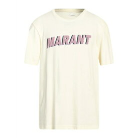 【送料無料】 イザベル マラン メンズ Tシャツ トップス T-shirts Ivory