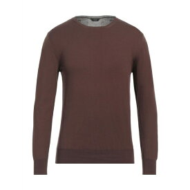 【送料無料】 エイチエスアイオー メンズ ニット&セーター アウター Sweaters Dark brown