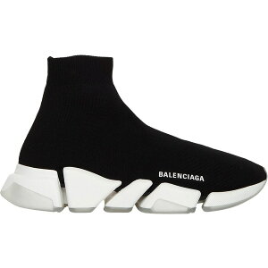 Balenciaga oVAK fB[X Xj[J[ yBalenciaga Speed 2.0 Black Transparent Sole (Women's)z TCY US_W_4 Black/White