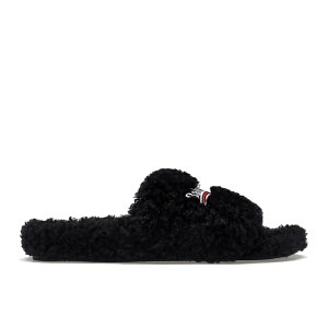Balenciaga oVAK fB[X Xj[J[ yBalenciaga Furry Slide Black White (Women's)z TCY US_9(26.0cm) Black/White