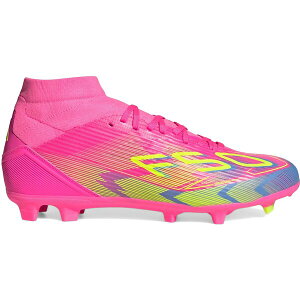 adidas AfB_X fB[X Xj[J[ yadidas F50 League Mid-Cut FG Mystic Victory Pack (Women's)z TCY US_8.5(25.5cm) Lucid Pink/Lucid Lemon/Blue Fusion