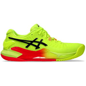 ASICS AVbNX fB[X Xj[J[ yASICS Gel-Resolution 9 Clay Paris (Women's)z TCY US_6(23.0cm) Safety Yellow/Black