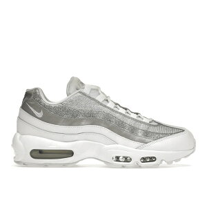 Nike iCL fB[X Xj[J[ yNike Air Max 95 White Metallic Silver (Women's)z TCY US_W_10.5 White/White/Metallic Silver