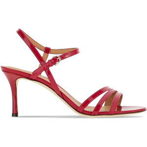 Ferragamo tFK fB[X Xj[J[ yFerragamo High-Shine Finish 70mm Sandals Red (Women's)z TCY US_6.5(23.5cm) Red
