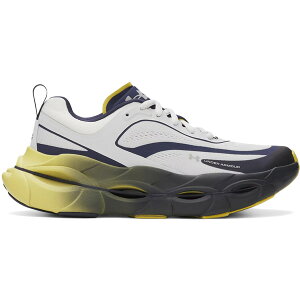Under Armour A_[A[}[ fB[X Xj[J[ yUnder Armour UA Halo Racer Washed Navy Yellow Shade (Women's)z TCY US_5.5(22.5cm) Washed Navy/Yellow Shade/Distant Gray