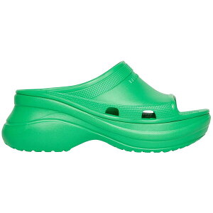Balenciaga oVAK fB[X Xj[J[ yBalenciaga x Crocs Pool Slide Sandals Green (Women's)z TCY US_W_10 Green