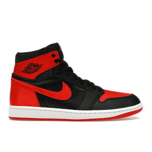 Jordan W[_ fB[X Xj[J[ yJordan 1 Retro High OG Satin Bred (Women's)z TCY US_W_11 Black/University Red/White