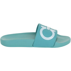 Ferragamo tFK fB[X Xj[J[ yFerragamo Groovy Dual Gancini Slides Blue (Women's)z TCY US_6(23.0cm) Blue