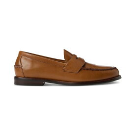 ラルフローレン メンズ スリッポン・ローファー シューズ Men's Alston Leather Penny Loafers Tan