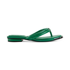ダナ キャラン ニューヨーク レディース サンダル シューズ Clemmie Slip On Thong Flip Flop Sandals Tropic Green