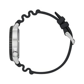 シチズン レディース 腕時計 アクセサリー Eco-Drive Men's Promaster Diver Black Strap Watch 44mm Black