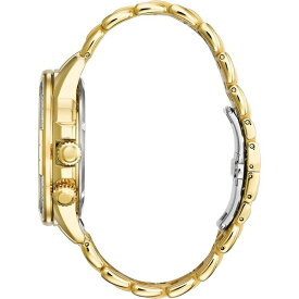 シチズン レディース 腕時計 アクセサリー Eco-Drive Men's Calendrier Diamond-Accent Gold-Tone Stainless Steel Bracelet Watch 44mm Gold Tone