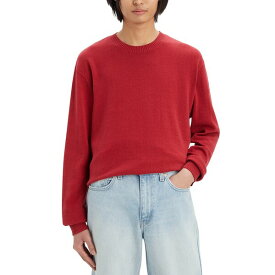 リーバイス メンズ ニット&セーター アウター Men's Crewneck Sweater Red