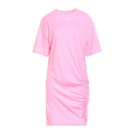 【送料無料】 エムエスジイエム レディース ワンピース トップス Mini dresses Pink