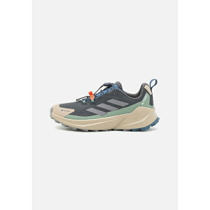 AfB_X ebNX Y nCLO X|[c TRAILMAKER 2 GORE-TEX SPEED LACE - Hiking shoes - carbon/grey three/silver green