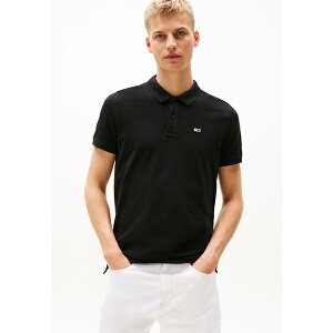 g~[qtBK[ Y T_ V[Y SLIM PLACKET - Polo shirt - black