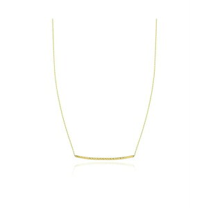 �U�E�����@���[ ���f�B�[�X �l�b�N���X�E�`���[�J�[�E�y���_���g�g�b�v �A�N�Z�T���[ Sparkle Cut Bar Necklace 14K Gold Gold