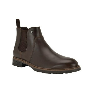 �g�~�[ �q���t�B�K�[ �����Y �u�[�c �V���[�Y Men's Roklan Casual Chelsea Boots Dark Brown