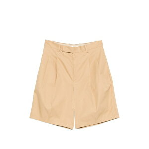 �W���E�T���_�[ �����Y �J�W���A���p���c �{�g���X Pocket pleated shorts Neutrals