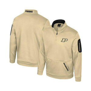 コロシアム メンズ ジャケット&ブルゾン アウター Men's Gold Purdue Boilermakers Mainframe Quarter-Zip Fleece Jacket Gold