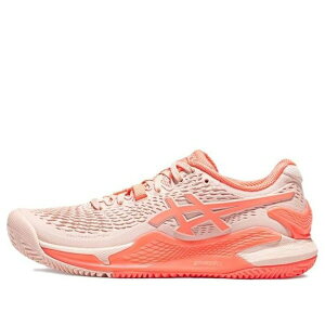 ASICS AVbNX fB[X Xj[J[ y(WMNS) ASICS Gel-Resolution 9 Clay 'Pearl Pink Sun Coral' 1042A224-700z TCY US_7(24.0cm)