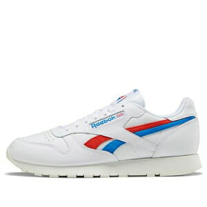 Reebok [{bN Y Xj[J[ yReebok Classic Leather 'White Instinct Red Blue' FV2108z TCY US_12(30.0cm)
