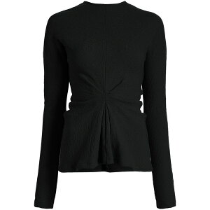 �v���G���U �X�N�[���[ �z���C�g ���[�x�� ���f�B�[�X �j�b�g&�Z�[�^�[ �A�E�^�[ Heather knitted top Black