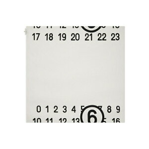 �}���^���}���W�F�� ���f�B�[�X �}�t���[�E�X�g�[���E�X�J�[�t �A�N�Z�T���[ Spiga capsule numbers-print scarf White