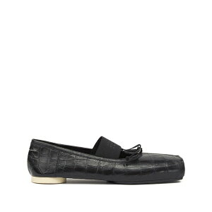 �}���^���}���W�F�� ���f�B�[�X �T���_�� �V���[�Y Crocodile-embossed ballet flats Black