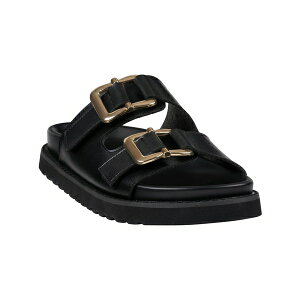 �W�[�V�[�V���[�Y ���f�B�[�X �T���_�� �V���[�Y Women's Juno Double Band Footbed Sandals Black