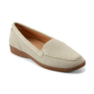 イージースピリット レディース スリッポン・ローファー シューズ Women's Devitt Knit Slip-On Loafer Flats Beige/Gold Knit