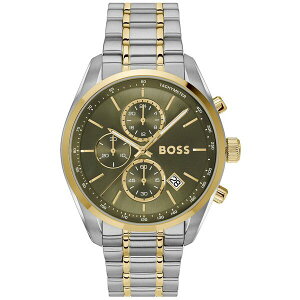 q[S{X Y rv ANZT[ Men's Grand Prix 44 Quartz Chronograph Two-Tone Stainless-Steel Watch, 44.50mm Two-tone