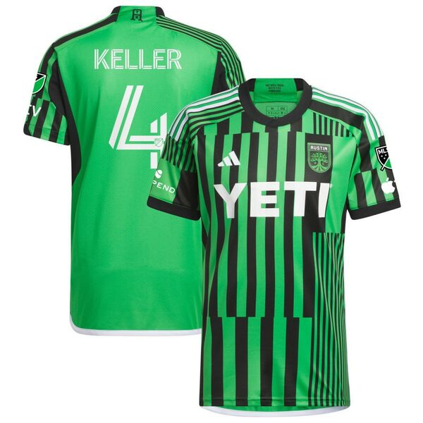 アディダス メンズ ユニフォーム トップス Austin FC adidas 2023 Las Voces Kit Authentic Custom Jersey Green