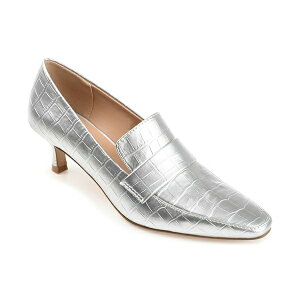 W[j[RNV fB[X Xb|E[t@[ V[Y Women's Celina Kitten Heel Loafers Silver