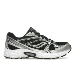 Saucony �T�b�J�j�[ ���f�B�[�X �X�j�[�J�[ �ySaucony Grid Ride Millennium Black Silver (Women's)�z �T�C�Y US_8(25.0cm) Black/Silver