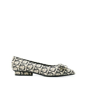 �t�F���K�� ���f�B�[�X �T���_�� �V���[�Y Viva gancini-woven ballerinas Neutrals