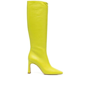 �����[�W���[ ���f�B�[�X �u�[�c �V���[�Y X leonie hanne square-toe leather boots Green
