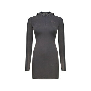 �A���@���@�� ���f�B�[�X �����s�[�X �g�b�v�X X adidas originals faded-effect logo-embroidered dress Black