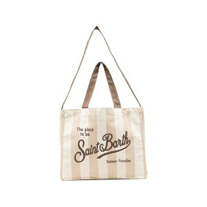 �G���V�[�c�[�Z�C���g�o�[�X ���f�B�[�X �g�[�g�o�b�O �o�b�O Essential striped logo-print tote bag Neutrals