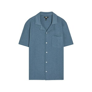 �y�C�W �����Y �V���c �g�b�v�X Oliver short-sleeve camp-collar shirt Blue