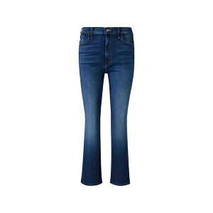 �}�U�[ ���f�B�[�X �f�j���p���c �{�g���X The hustler ankle bootcut jeans Blue