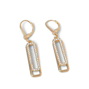 �_�i �L������ �j���[���[�N ���f�B�[�X �s�A�X���C�������O �A�N�Z�T���[ Crystal-embellished geometric earrings Gold