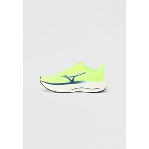 �~�Y�m ���f�B�[�X �X�j�[�J�[ �V���[�Y WAVE INSPIRE 22 - Road running shoes - lightning yellow/dazzling blue/dazzling blue