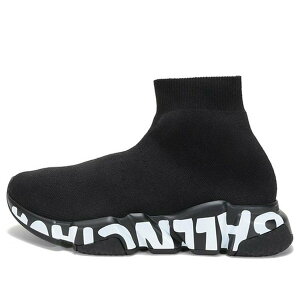 Balenciaga oVAK fB[X Xj[J[ y(WMNS) Balenciaga Speed Graffiti Sneakers 'Black Knit White Graffiti Sole Unit' 605942W2DB71006z TCY US_6(23.0cm)