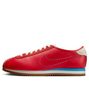 Nike iCL fB[X Xj[J[ y(WMNS) Nike Cortez Leather 'University Red Blue Perforated Swoosh' HQ1841-600z TCY US_6(23.0cm)