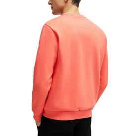 ヒューゴボス メンズ パーカー・スウェットシャツ アウター Men's 3D-Moulded Logo Sweatshirt Open Red