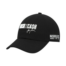 ミッチェル&ネス レディース 帽子 アクセサリー Men's Black Nashville SC x Johnny Cash Adjustable Dad Hat Black
