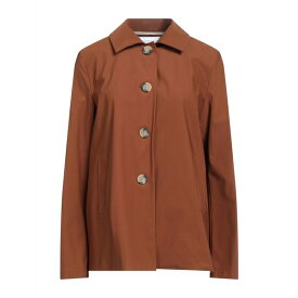 【送料無料】 ハリスワーフロンドン レディース ジャケット＆ブルゾン アウター Overcoats Dark brown